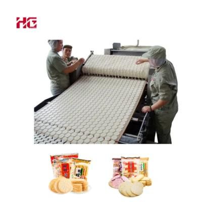 Automatic Bakery Equipment Sweet Senbei Rice Cracke Making Milling Snack Food Machine for ...
