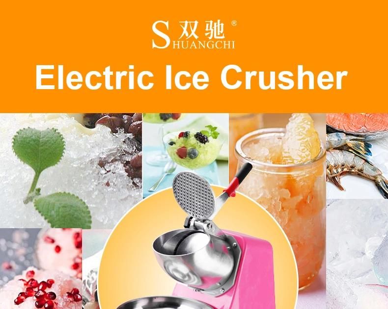 General Style Ice Crusher Ice Breaker Maker Crushing Ice Tube Machine Double Blades