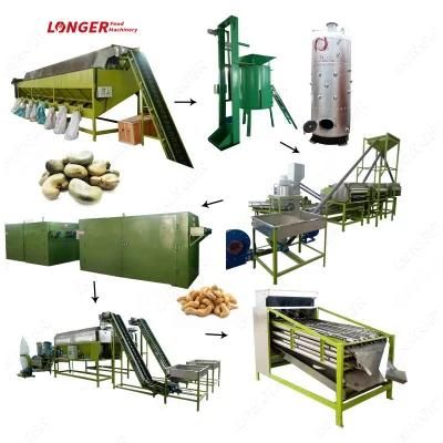 Sorter Cracker Separation Humidifier Peeler Cashew Nut Processing Machine
