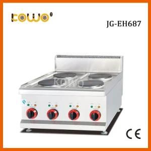 restaurant Equipment Counter Top Electric 4 Burner Hot Plate Cooker