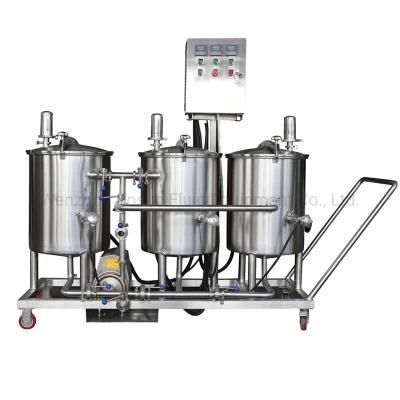 Mobile Portable CIP Plant Skid Tank Station Clean in Place System Tank Cleaning Machine ...