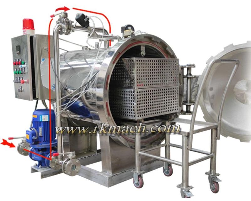 Small Scale Canned Meat Sterilizer Retort