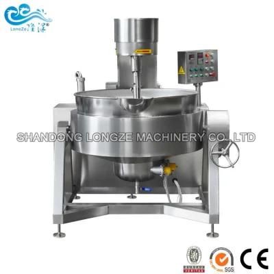 China Supplier Industrial Food Steam Cooking Pot for Rose Sauce Approved by Ce Certificate