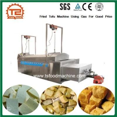 Tofu Frying Equipment for Sale/Fried Tofu Fryer Machine Using Gas for Good Price