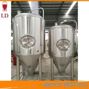 3000L 30bbl Small Craft Beer Brewery Brewing Equipment Cooling Jacket Beer Fermentation ...