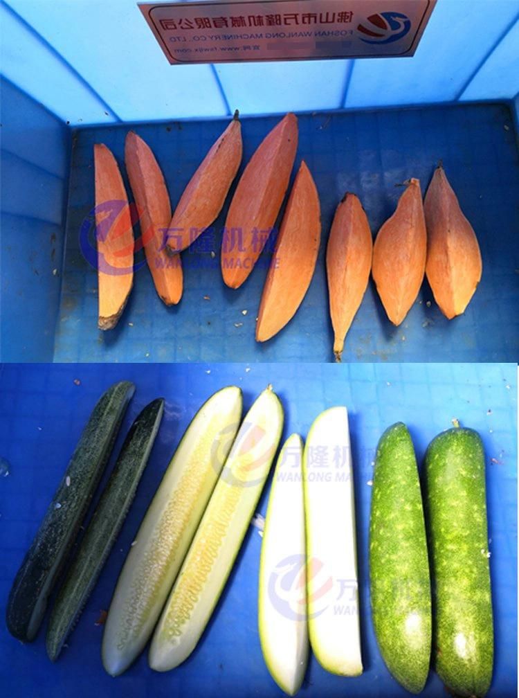 Automatic Vegetable Coring and Cutting Pepper Splitting Wedge Machine