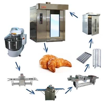 Pasta Bread Donut Baguette Toast Crossiant Production Line