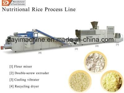 Artificial Rice Nutritional Rice Extruder Machine Process Line