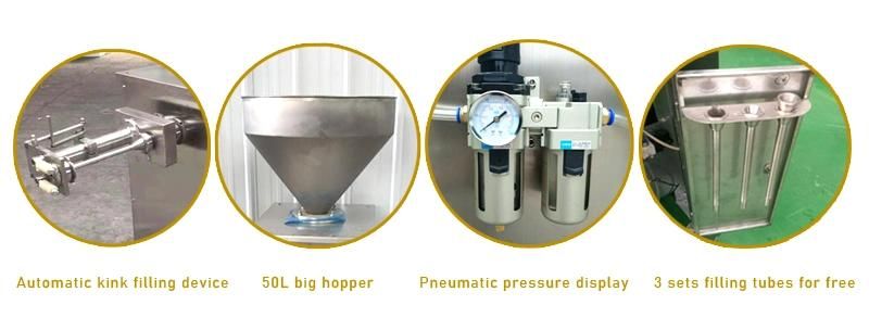 Food Industry 304 Stainless Steel Electric Sausage Filler Machine