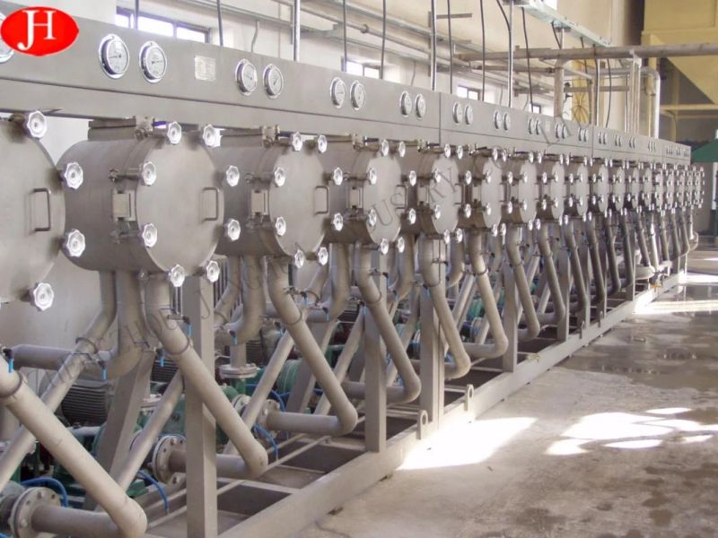 Potato Starch Milk Dehydrator Machine Customized Hydrocyclone Potato Starch Processing Plant