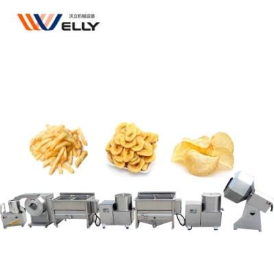 Easy Use Banana Chips Slicing Plantain Chips Making Production Line Machines for Factory ...
