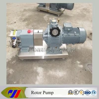 Stainless Steel Pudding Rotor Pump Tomato Sauce Rotary Lobe Pump