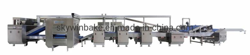 Skywin Factory Machine 400-500 Kg/Hour Capacity Automatic Line for Making Biscuit