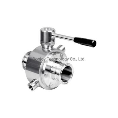 Us 3A Donjoy Sanitary Ball Valve with Pull Handle