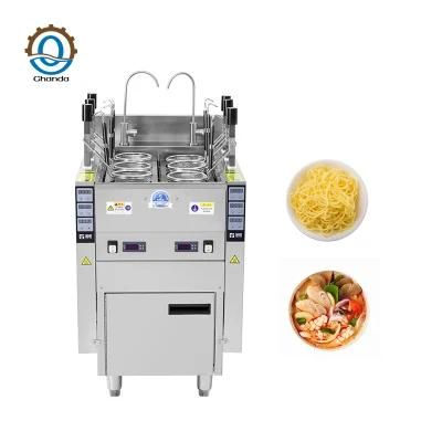 Automatic Lift Commercial Pasta Noodle Cooking Machine Gas Italy Pasta Cooker Boiler with ...