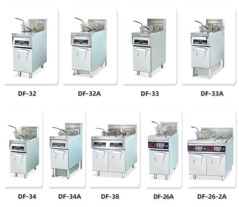 Freestanding Electric Digitail Automatic Lift Deep Fryer Df-30K