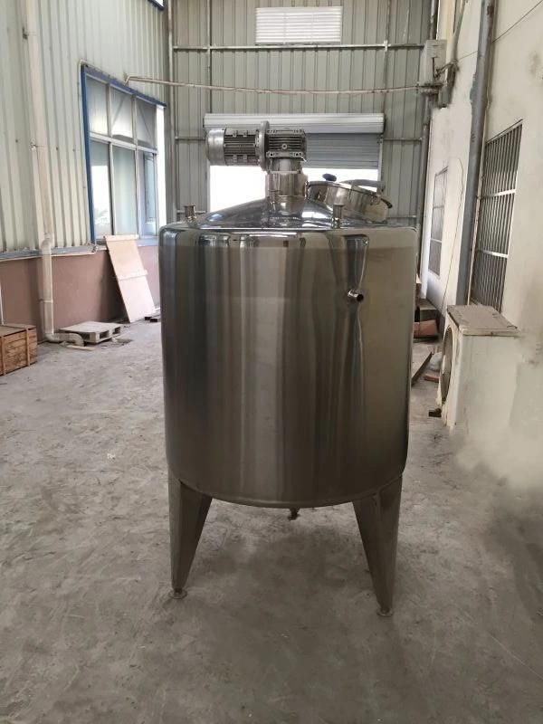 304 316 Sanitary Stainless Steel Heating Mixing Vat for Food Industry