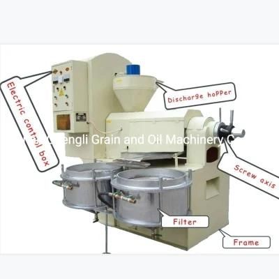 Peanut Screw Oil Press Machine Coconut Olive Oil Press Making Machine