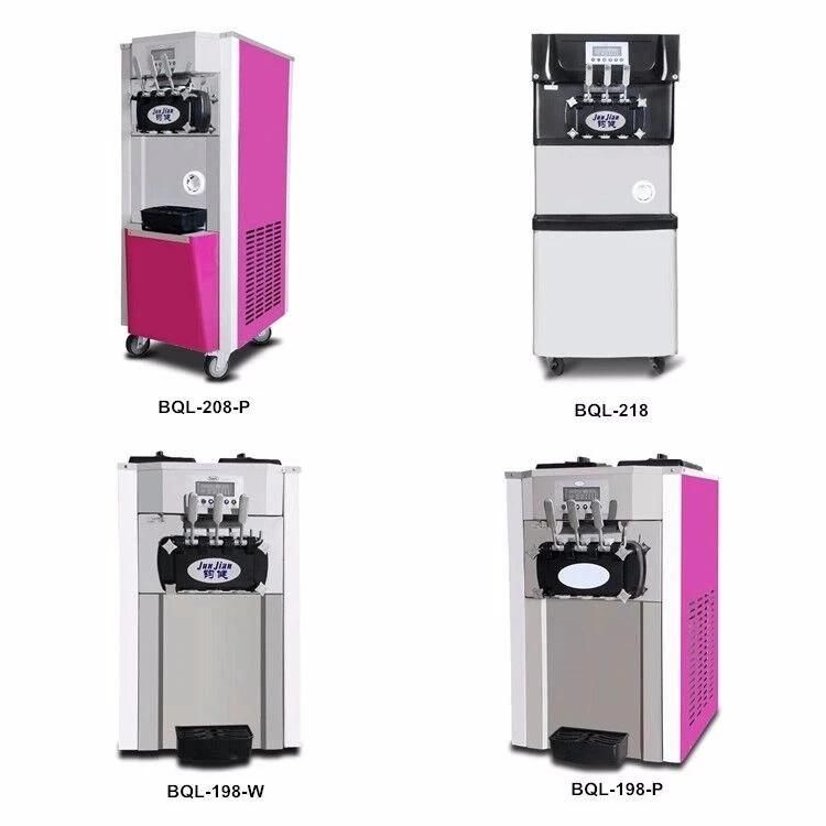 Hot Sales in 2019 Big Capacity Three Soft Ice Cream Machine
