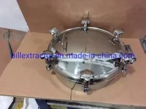 Stainless Steel Circular Type Manhole (with pressure) with Ss Handle Wheel