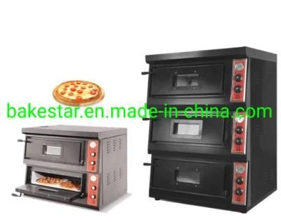 Restaurant 2 Deck Baking Stone Base Design Commercial Pizza Oven Electric Pizza Oven Sale ...