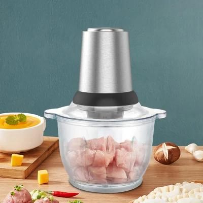 1 Speed Glass Bowl Electric Meat Chopper Meat Grinder for Kitchen Home Appliance Food ...