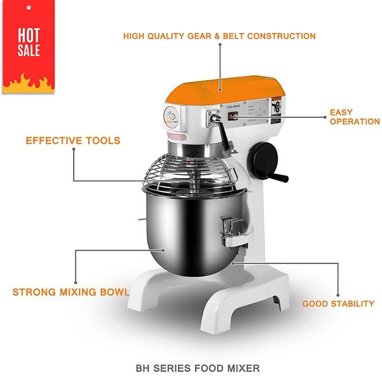 10L~100L Kitchen Mixer Dough Mixer and Stainless Steel Planetary Food Mixer