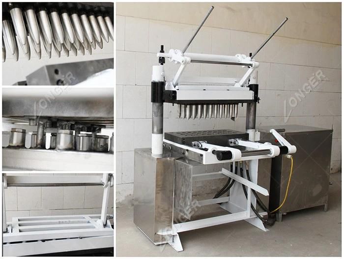 1200*1050*1600mm Semi Automatic Ice Cream Cone Making Machine Bangladesh