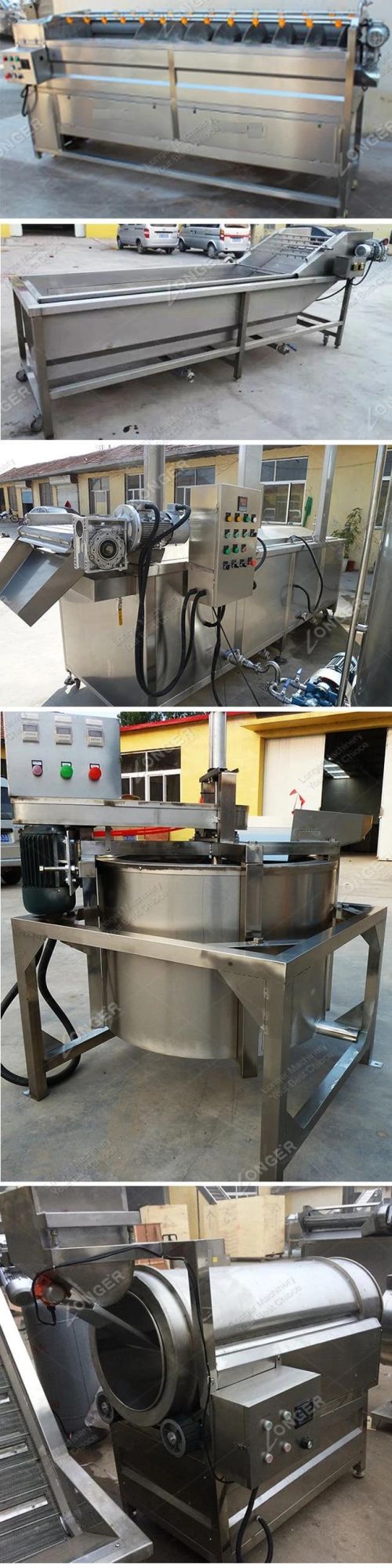 Professional Automatic Frozen French Fries Production Line
