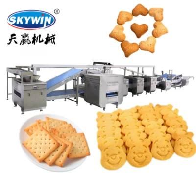 Hard &amp; Soft Biscuit Production Line Cookies Snack Making Machine