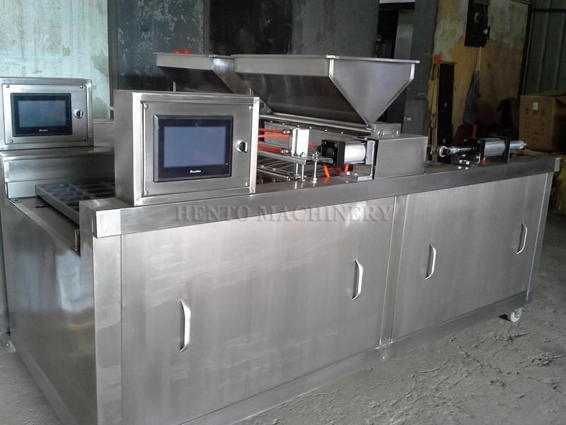 Industrial Automatic Cake Yolk Pie Making Machine / Yolk Pie Production Line / Batter Filling Machine for Cake