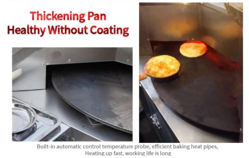 Commercial Gas Type Rotary Small Grain Product Arabic Pita Bread Baking Making Oven