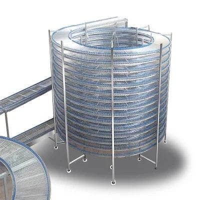Spiral Freezer Cooling Tower Conveyor for Bakery Line Used