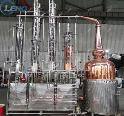 Food Grade Stainless Steel Whisky Distillery Still Distillation Equipment