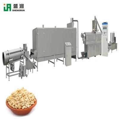 Rice Cake Making Machine Machinery Corn Puff Snack Production Line Factory