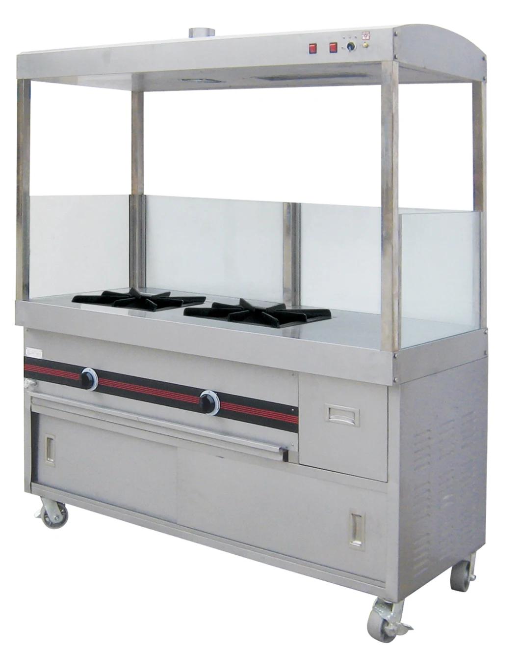 Wailaan Brand 3 Burners Gas Stove Cooker with Cabinet