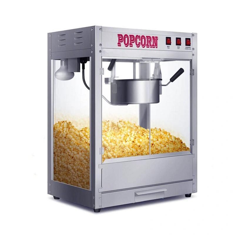 Stainless Steel Commercial Electric 8 Oz Mushroom Popcorn Machine Pop Corn Machine with CE