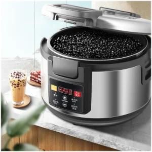 Commercial Fully Automatic Pearl Pot Pearl Tapioca Cooker Pearl Maker 16L Boba Milk Tea