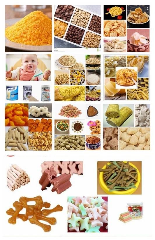 Puffed Snacks/Flour Fried Salad Sticks/Bugles Chips Food Processing Line