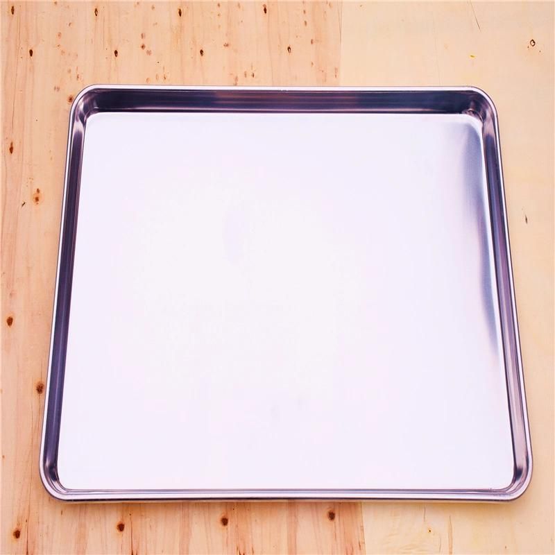 Rk Bakeware China-Full Size Aluminum Bun Pan with Wire in Rim/Half Size Aluminum Sheet Pan