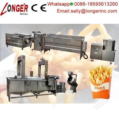 Professional Automatic Frozen French Fries Production Line