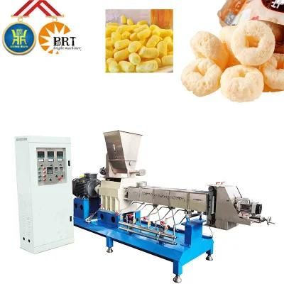 Snack Bar Twin Screw Extruder Prices Puffed Corn Chips Snacks Food Making Machine