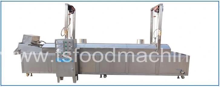 Auto Continuous Tapioca Chips, Yam Chips, Carrot Chips Fryer and Frying Machine