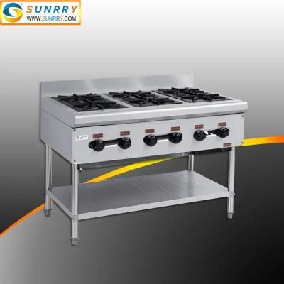 2018 New Design Stainless Steel Wok Range Burner Gas Cooker