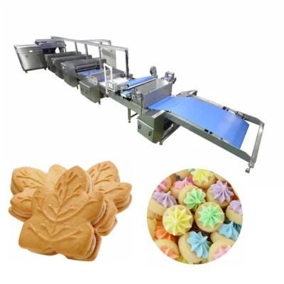 Automatic Biscuit Production Line Cartoon Biscuit Making Machine Factory