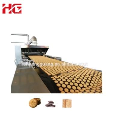 Hg Fully Automatic Soft Hard Soda Rice Cracker Cake Biscuit Sandwiching Production Line ...