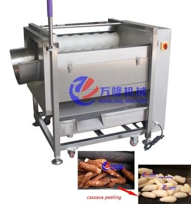 Electric Potato Peeler Machine Price Fruit Vegetable Washer Washing Machine Cassava ...