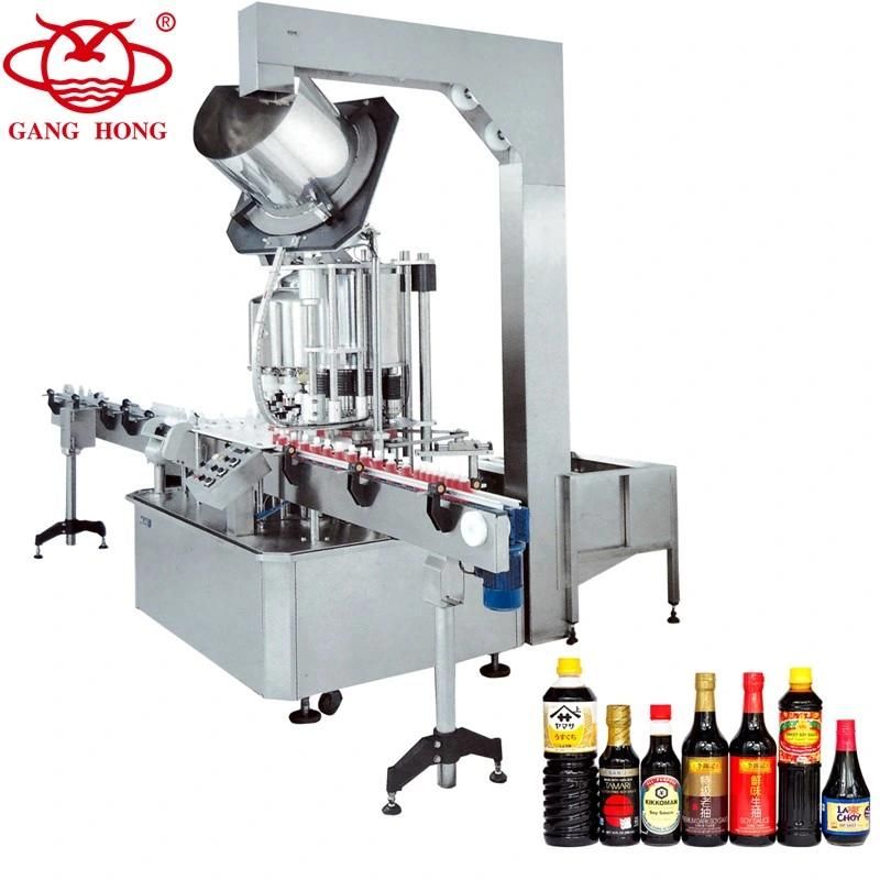 Automatic Liquid Condiment White Vinegar Edible Oil Tomato Sauce Honey Shampoo Cleaning Detergenproduction Line Ketchup Processing Machine Sauce Filling Machine