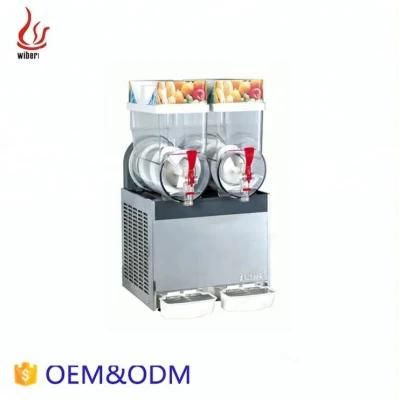 Factory Direct 15L*2 Ice Slush Snack Machine for Sale