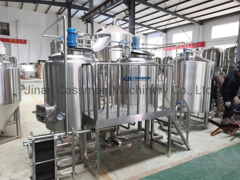 Cassman 50L 100L 200L Micro Beer Brewery Equipment for Homebrew